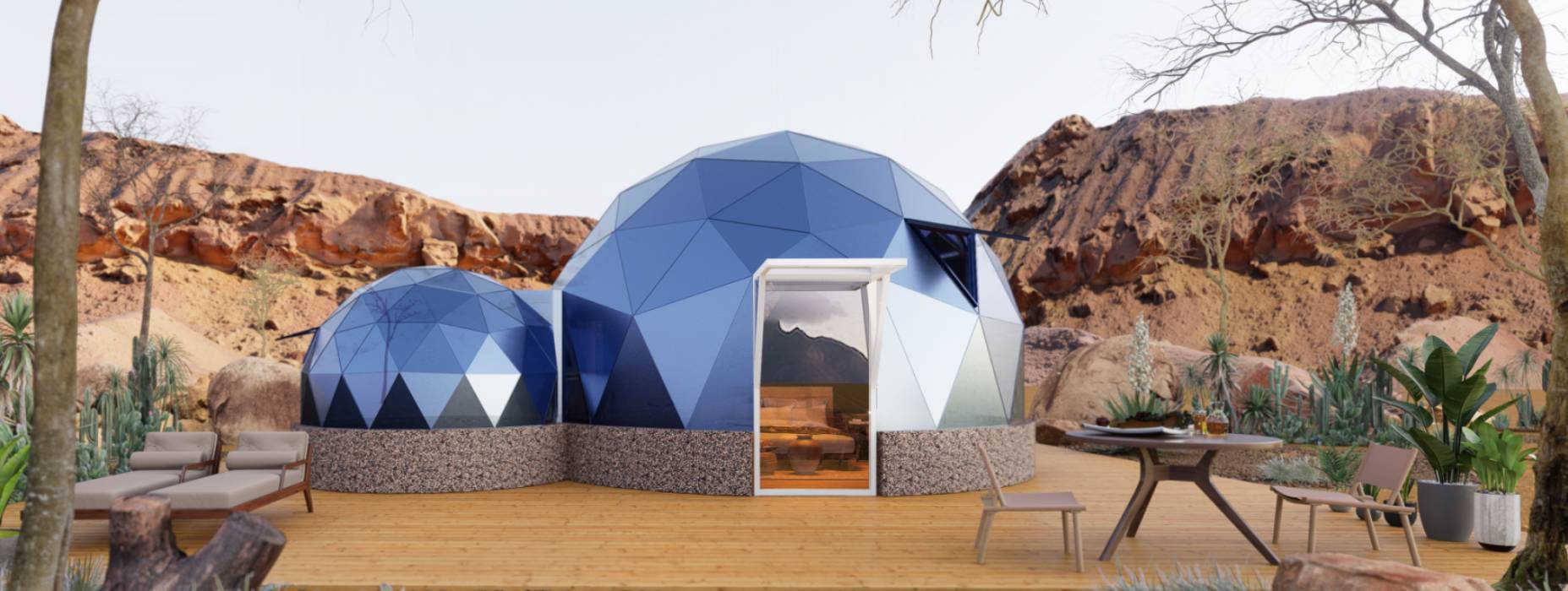 托克托县球形智能光伏玻璃星空房